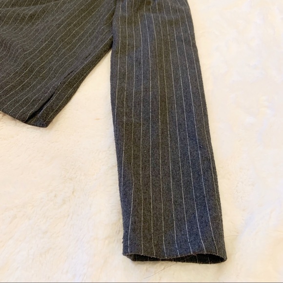 Zara Women Gray Striped Long Sleeve Top Size L - Picture 4 of 7